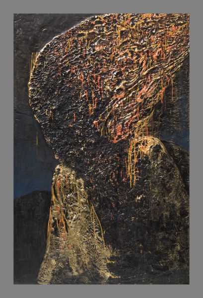 The Wise Man, 2022, Mixed media...anvas, 200x130cm